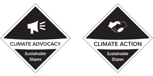 Climate Advocacy and Climate Action Badges, NSAA Sustainable Slopes